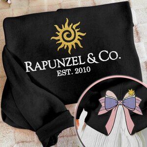 Rapunzel Princess Coquette Side Bow Sweatshirt, Retro Trendy Coquete Sweatshirt